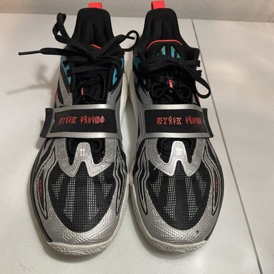 SizE 13.5 Anta KAI 1 Kaleidoscope Mens Basketball Shoes Black Silver Sneakers