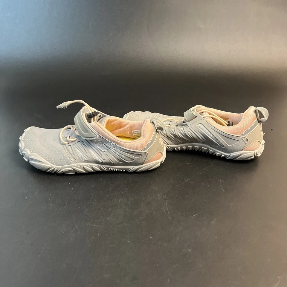 SportSkeletoes Women Barefoot Shoes Sz37 Gray Pink Sneakers Running Beach Water - Image 4 of 4