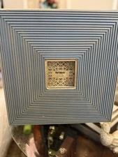 Pier 1 Imports Rustic Distressed Blue Wood Frame 4”x 4” Picture 16x16 Frame