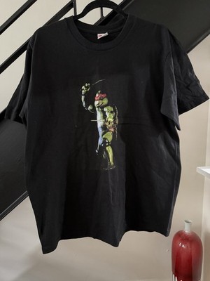 Supreme Raphael Tee Shirt Ninja Turtles TMNT- BLACK - Size Large