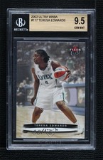 2003 Fleer Ultra WNBA Teresa Edwards #117 BGS 9.5 GEM MINT HOF 0s4a