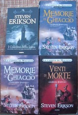 Caduta di Malazan libro caduti lotto fantasy Steven Erikson SERIE NON COMPLETA
