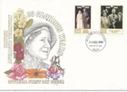 1990 British Antarctic Territoriy - FDC Queen mother 90 Years - Pound stamp.