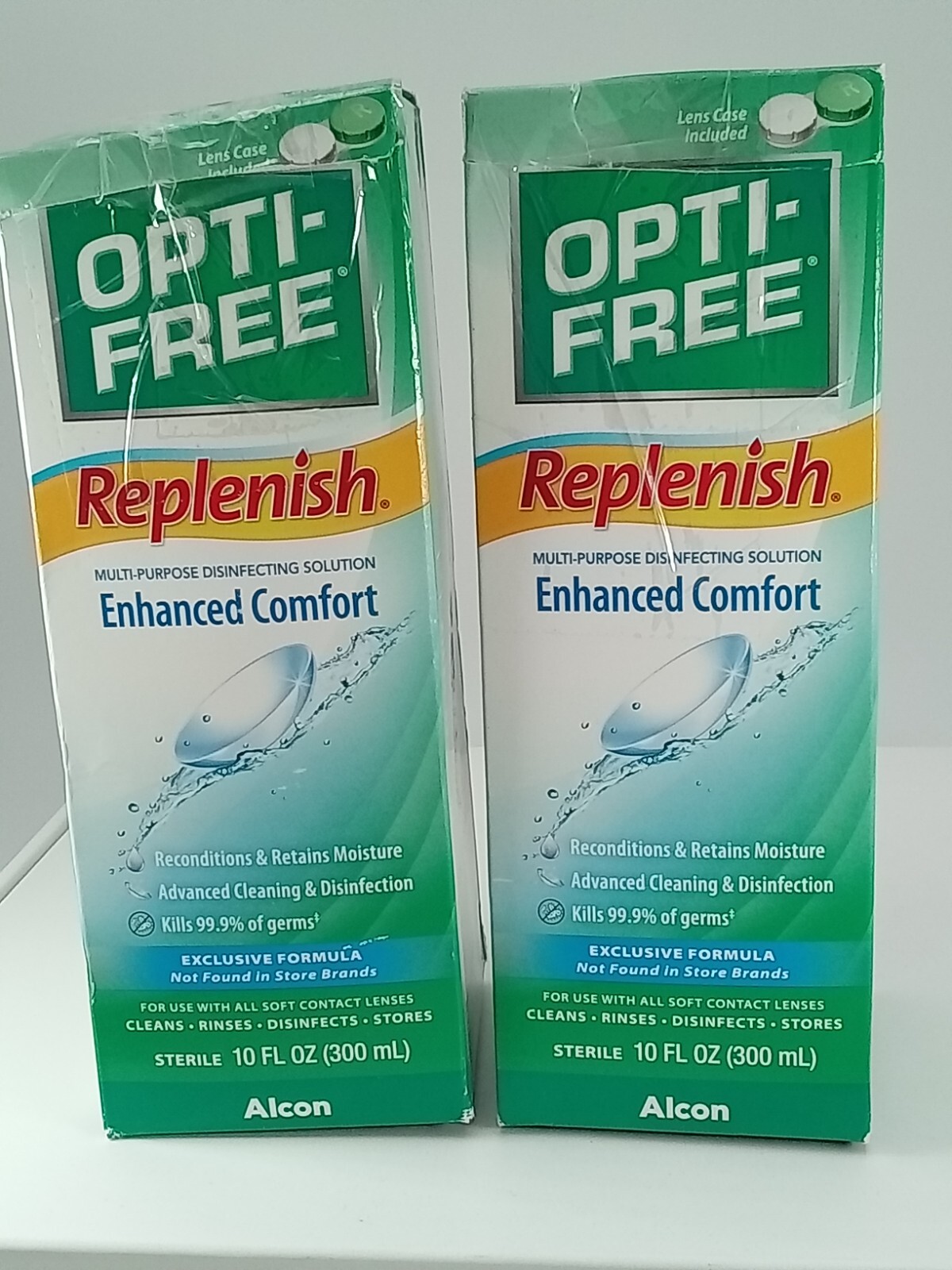 2- OPTI-FREE Replenish Disinfecting Contact Lens Solution