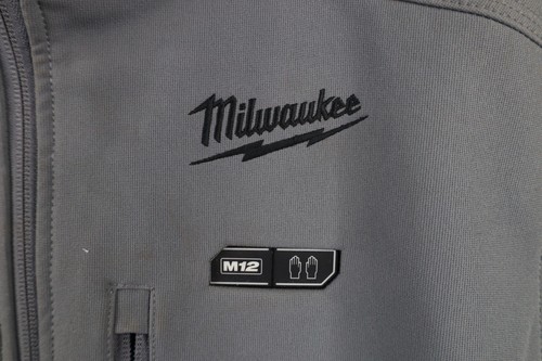 Milwaukee Tools Mens L M12 Heated Gear Fleece Lined Toughshell Jacket w Battery - Picture 4 of 23