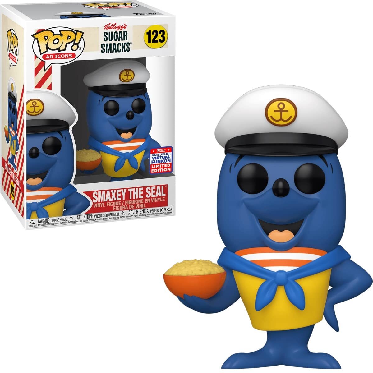 Funko Pop Ad Icons Kellogg's Smaxey The Seal FunKon 2021 Exclusive