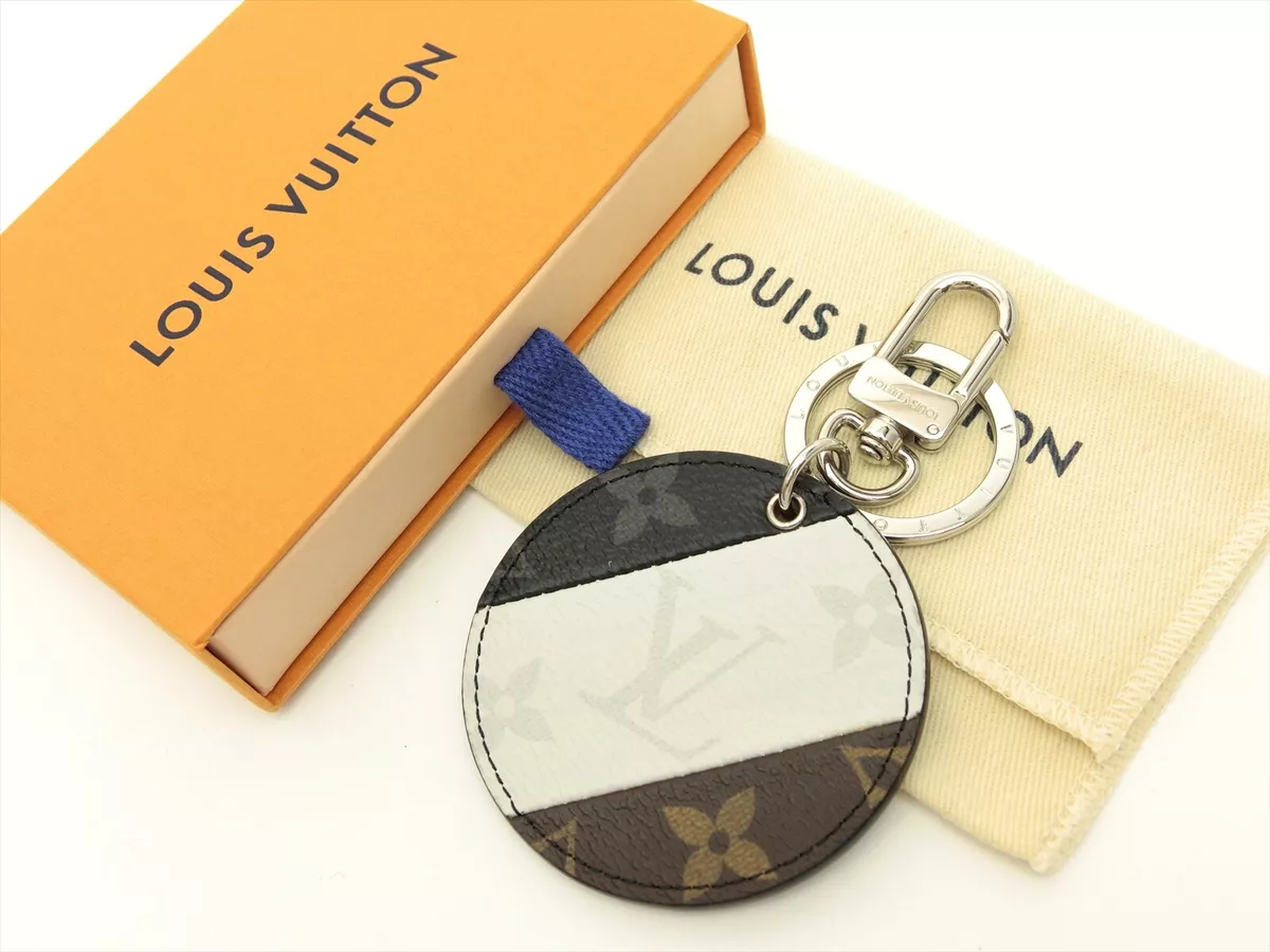 Louis Vuitton Authentic Metal Monogram porte cles illustre Key Chain Bag  Charm