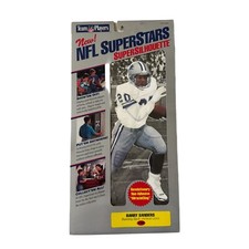 Vtg Sealed Barry Sanders Team Players NFL Superstars Miracle Cling Silhouettes