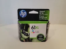 HP 61XL Tri-color Ink Cartridge Exp Jul 2023 Sealed Genuine Original CH564WN 140