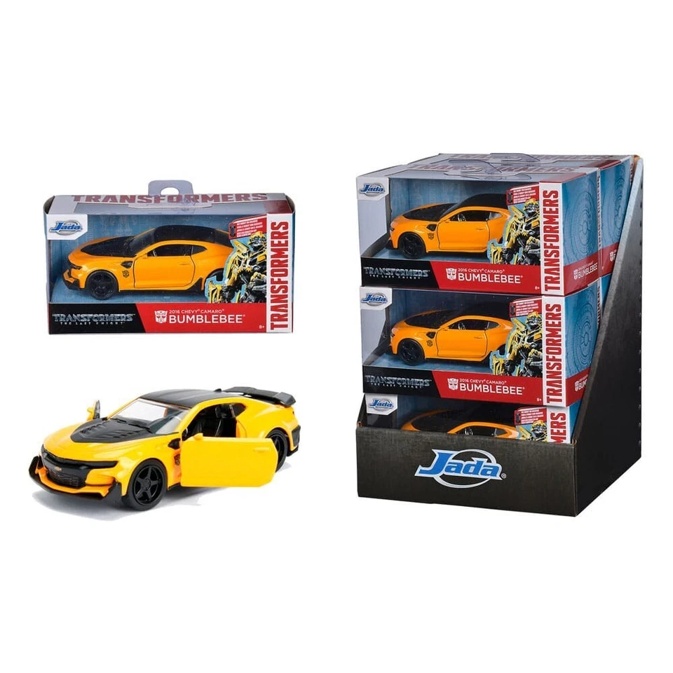 Transformers Bumblebee 2016 Chevrolet Camaro Die Cast Hasbro Model Jada Toys - Immagine 3 di 4