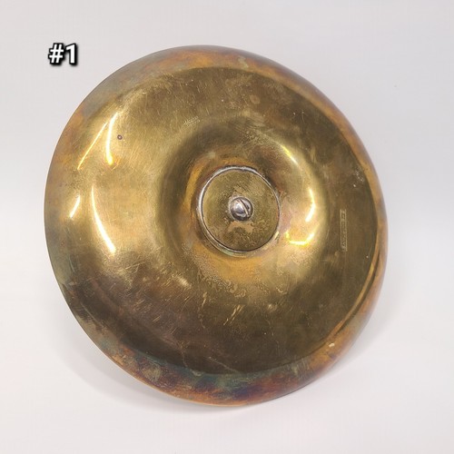 Antique Brass Candle Camber Holders Sweden Horndal Pushup MCM Gold Tone Sweden - Picture 8 of 14