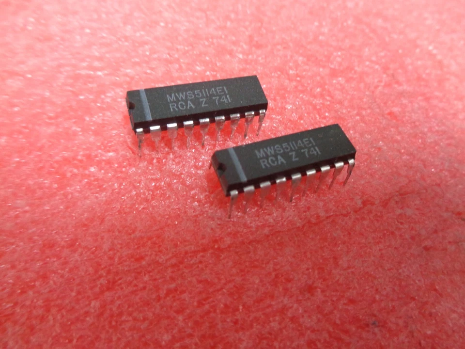 RCA MWS5114E-1 1024-WORD x 4-BIT LSI STATIC RAM SRAM DIP18 VINTAGE ARCADE REPAIR - Image 3 of 4