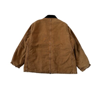 Vintage Y2k CARHARTT Detroit Heavy Work Jacket Brown Size XL | eBay