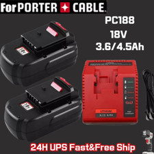 Pack 18V NiCD Replacement Battery for Porter Cable PC18B 18-Volt Cordless Tools