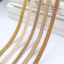 10 Yards,Gimp Braid Trim,0.59 Inch Wide Curtain Fabric Trim DIY Crafts 6 Colors