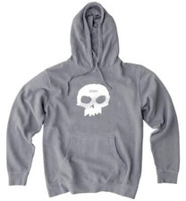 Zero skateboards Pullover Hoodie single Skull Grey