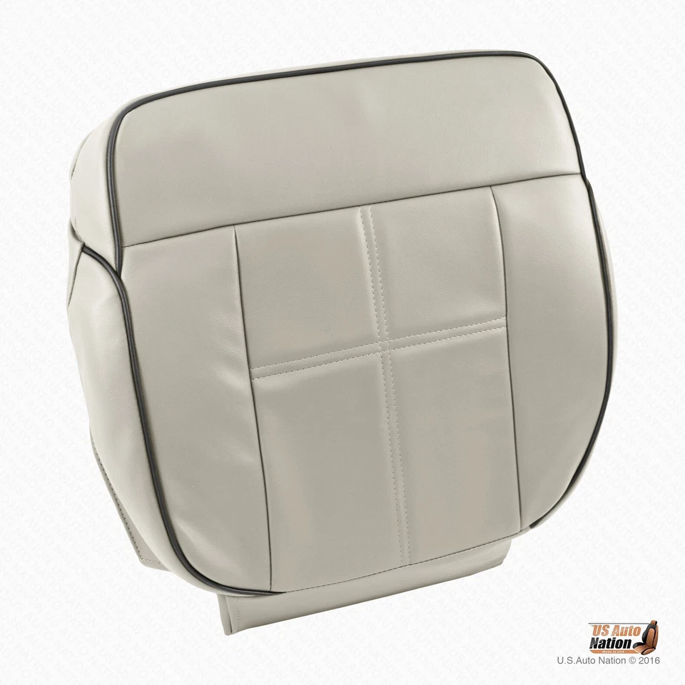 Lincoln Mark LT 2006-2008 parte inferior de conductor y pasajero cubierta de asiento de cuero bronceado Foto 3 de 4