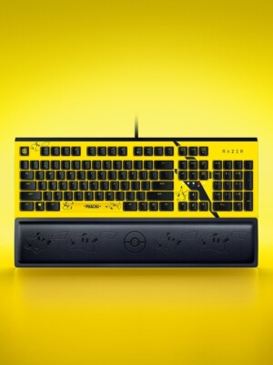 Authentic Razer x Pokémon Pikachu Wrist Rest for Keyboard 104 Keys