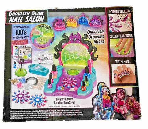 Monster High Ghoulish Glam Nail Salon NEW 8+ - Picture 4 of 4
