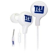 iHip NFL NEW YORK GIANTS Shoelace Style Earbud Built In Microphone NFE52NYG NY