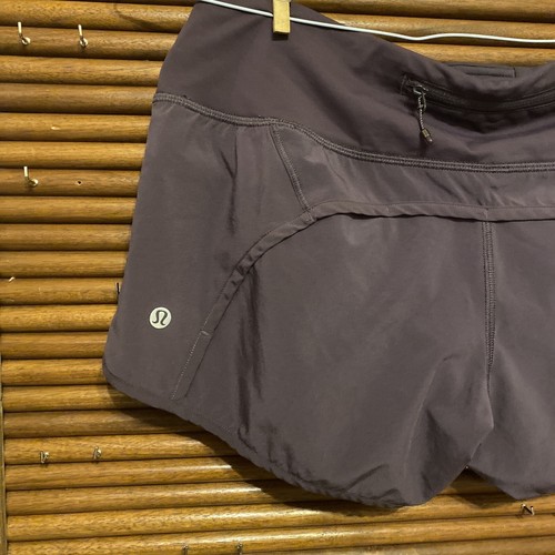 Lululemon Run Shorts Size 4 dark purple - Picture 6 of 8