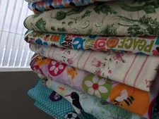       30 PrintedDaycare cot sheets standard size 52x22 elastic all 4 sides-Sale!