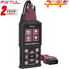 Motorcycle Tester OBD2 Scanner Engine Fault Code Reader CAN Diagnostic Tool USA