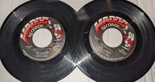 *2* THE LARADOS 45s Madog Records Do-Wop Detroit