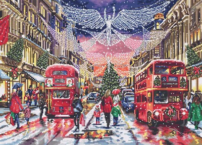 DIY Letistitch Cross-stitch Embroidery Kit Regent Street stitching needlepoint