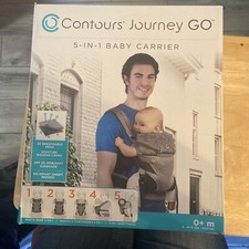 Contours Journey GO 5 In 1 Baby Infant Carrier Grey 0 months and up Reverse
