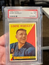 1958 Topps Gump Worsley PSA 6