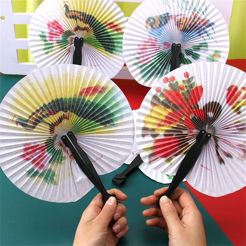 Hand held fan paper sale