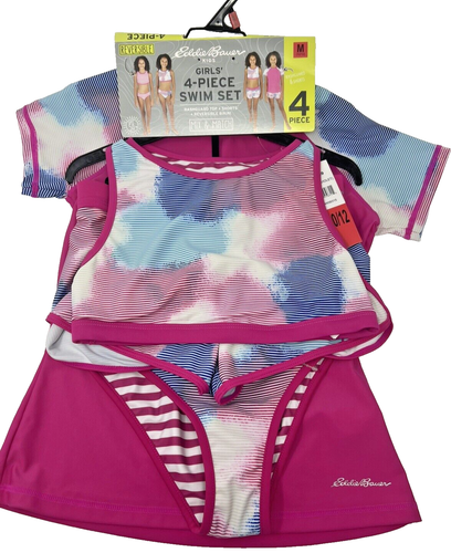Eddie Bauer Youth Reversible Girls' piece Swim Set - Mix & Match Size M (10/12) - Picture 4 of 5