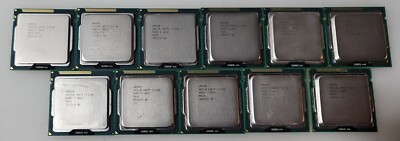 Lot of 11 Intel Core i3-2100 SR05C 3.10 Ghz Dual Core LGA1155 CPU Processor