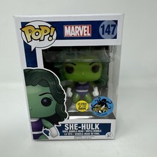 Funko Pop Marvel She-Hulk Classic GITD Figure  (Comikaze Exclusive)