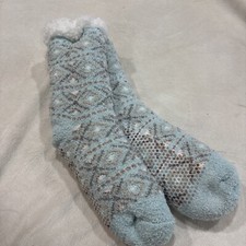 CUDDL DUDS SHERPA LINED LOUNGE SOCKS