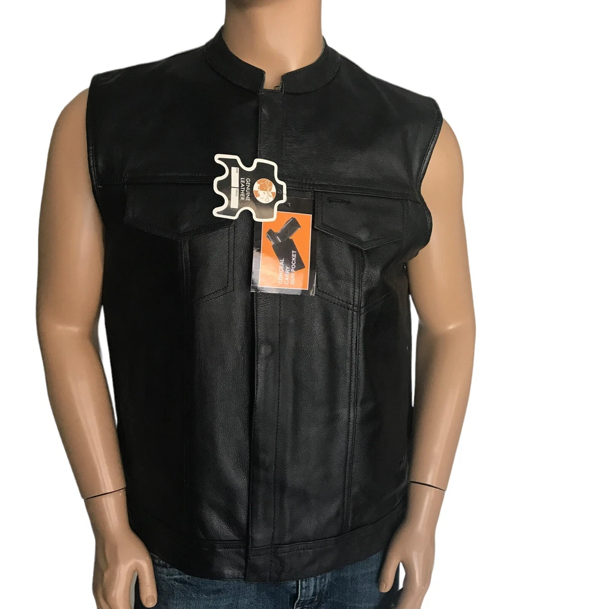 Ard champs leather best sale vest