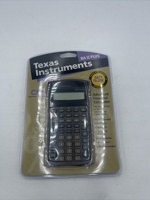 Texas Instruments BA II Plus Business Analyst Financial Calculator NEW NOS