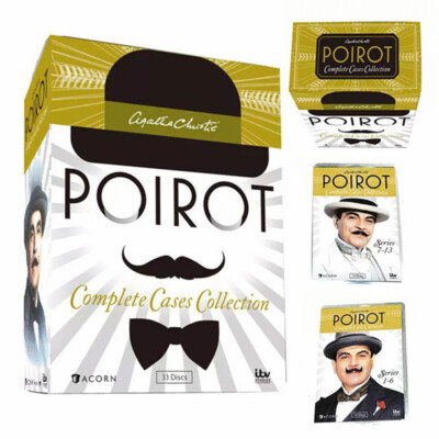 Agatha Christie's Poirot Komplette Serie Neu Box Set Nur Englisch