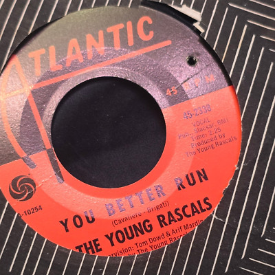 The Young Rascals   You Better Run / Love Is A Beautiful Thing - 45RPM 7inch 