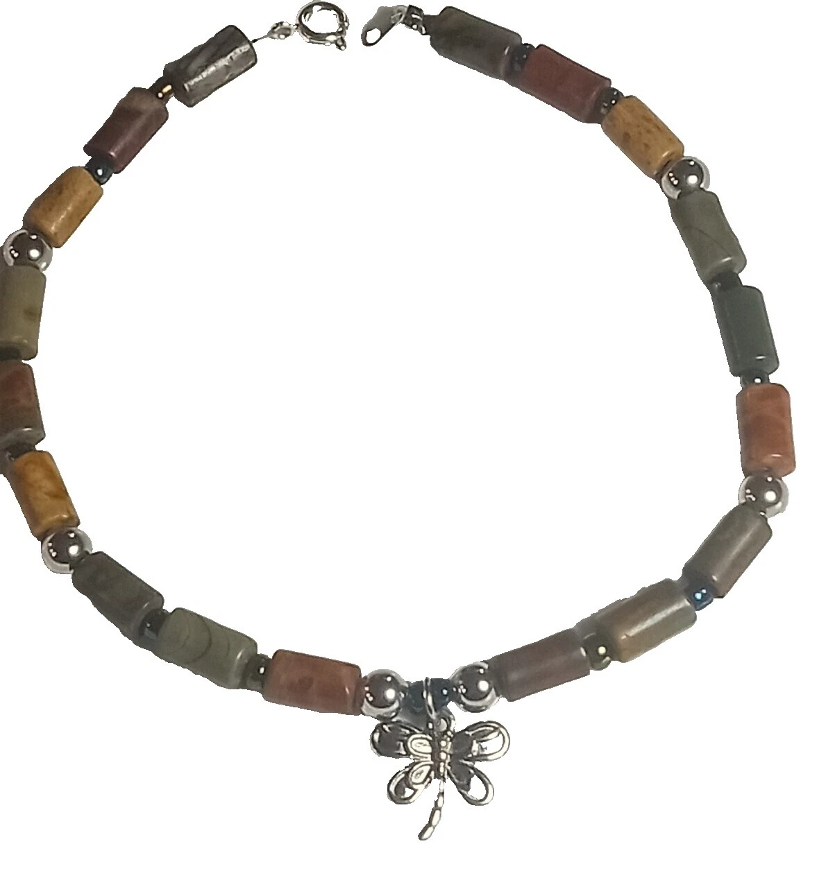 Tobillas artesanales de piedra de jaspe