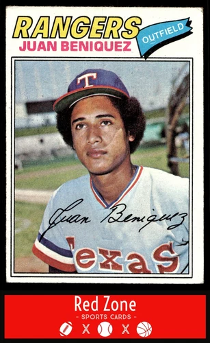 1977 Topps - #81 Juan Beniquez EX