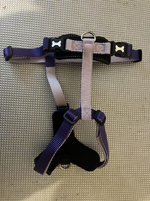 PETS AT HOME Control Comfort Padded Dog Harness M Purple Lilac  Adjustable UK