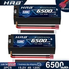 2pcs HRB 15.2V 4S 6500mAh High Voltage LiPo Battery Deans for RC Car Truck Buggy