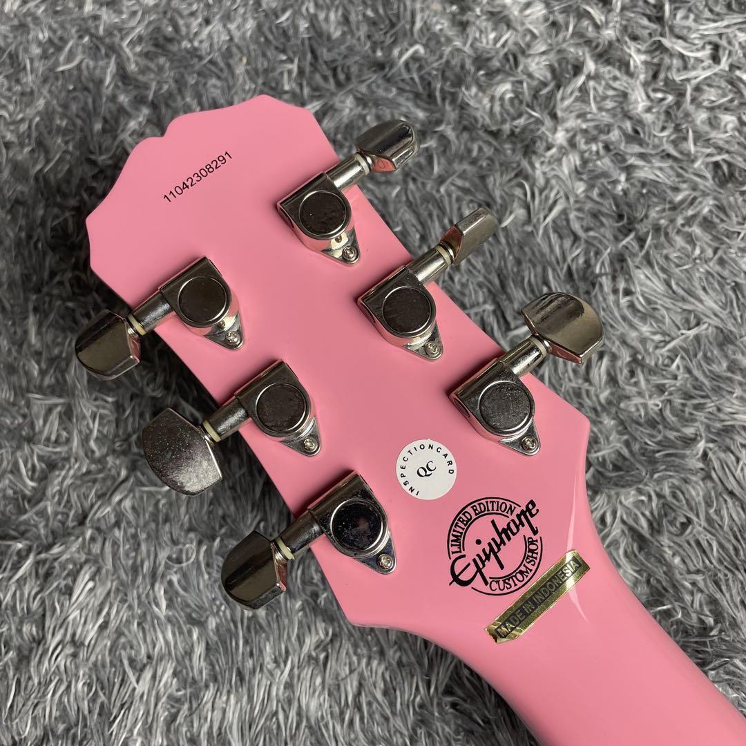 Epiphone Les Paul 100 Pink Electric Guitar Limited Rare Safe Epiphone Les Paul 100 Pink Electric Guitar Limited Rare Safe