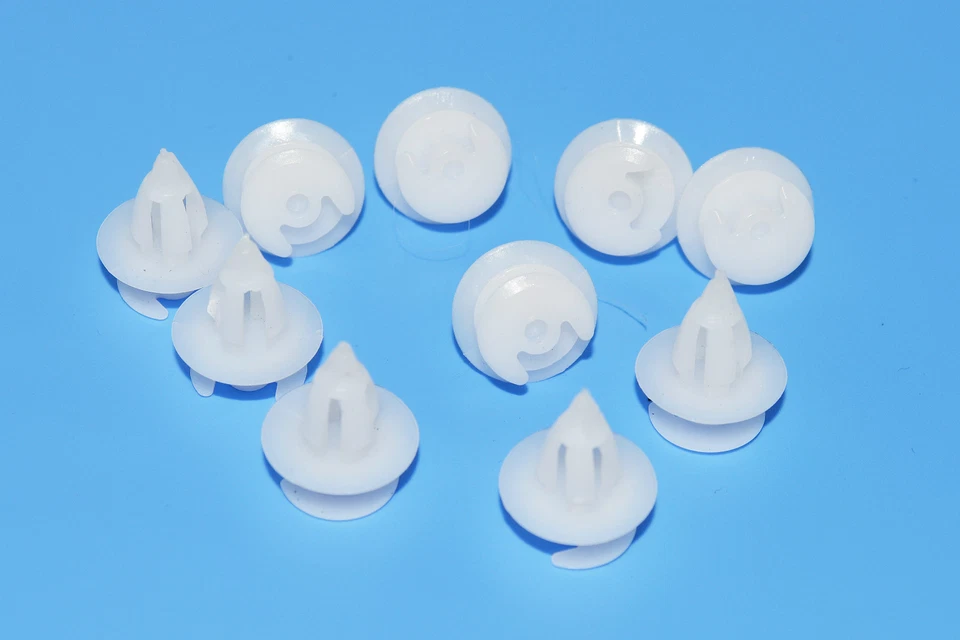 10pcs PEUGEOT plástico blanco puerta embellecedor Panel Clips - Imagen 4 de 4