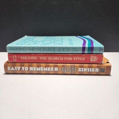 Musical Theater Acting Book Lot Of 3 Audition Role Theater Prep Style Nat Voice