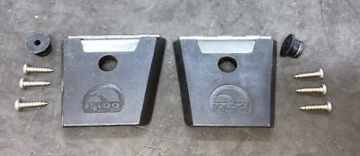  2X  IGLOO Replacement Hybrid Cooler Latch - Black/Stainless Steel + SCREWS