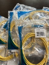 Lot Of 10 New 7FT RJ45 Male Cat5e 350MHz Snagless Molded Patch Cable - Yellow