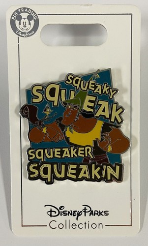 Emperor's New Groove Kronk w/ Squirrel Squeaky Squeak Squeaker Disney Parks Pin